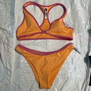 Victoria’s Secret Orange and Pink Swim Set